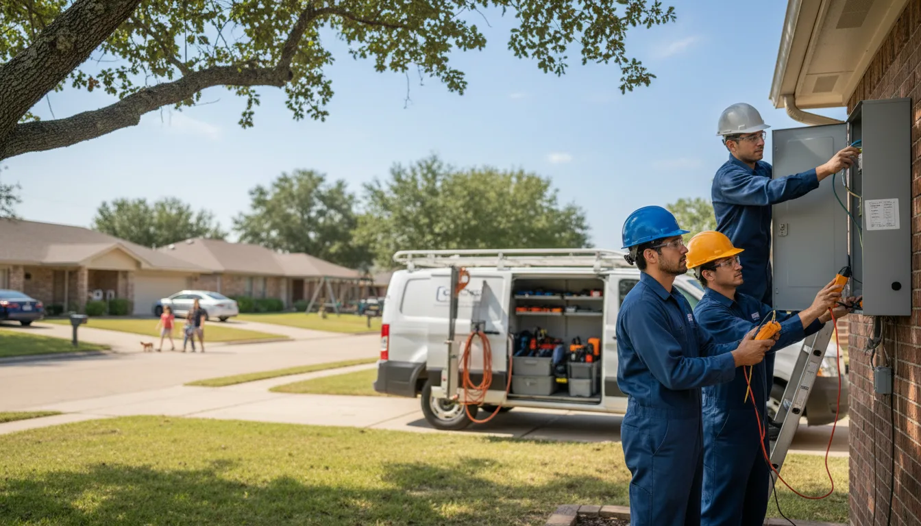 Certified electrician providing emergency electrical services in Jbsa Randolph, TX
